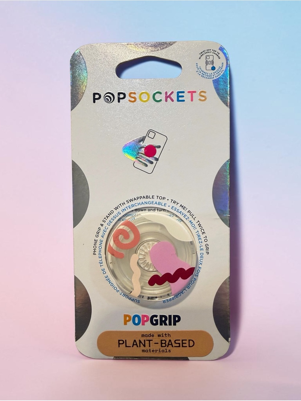 PopSockets PopGrip Translucent Memphis Mod